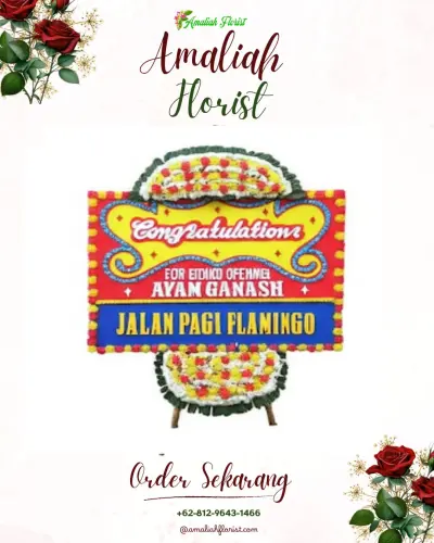 Bunga Papan Congratulation di Planjan